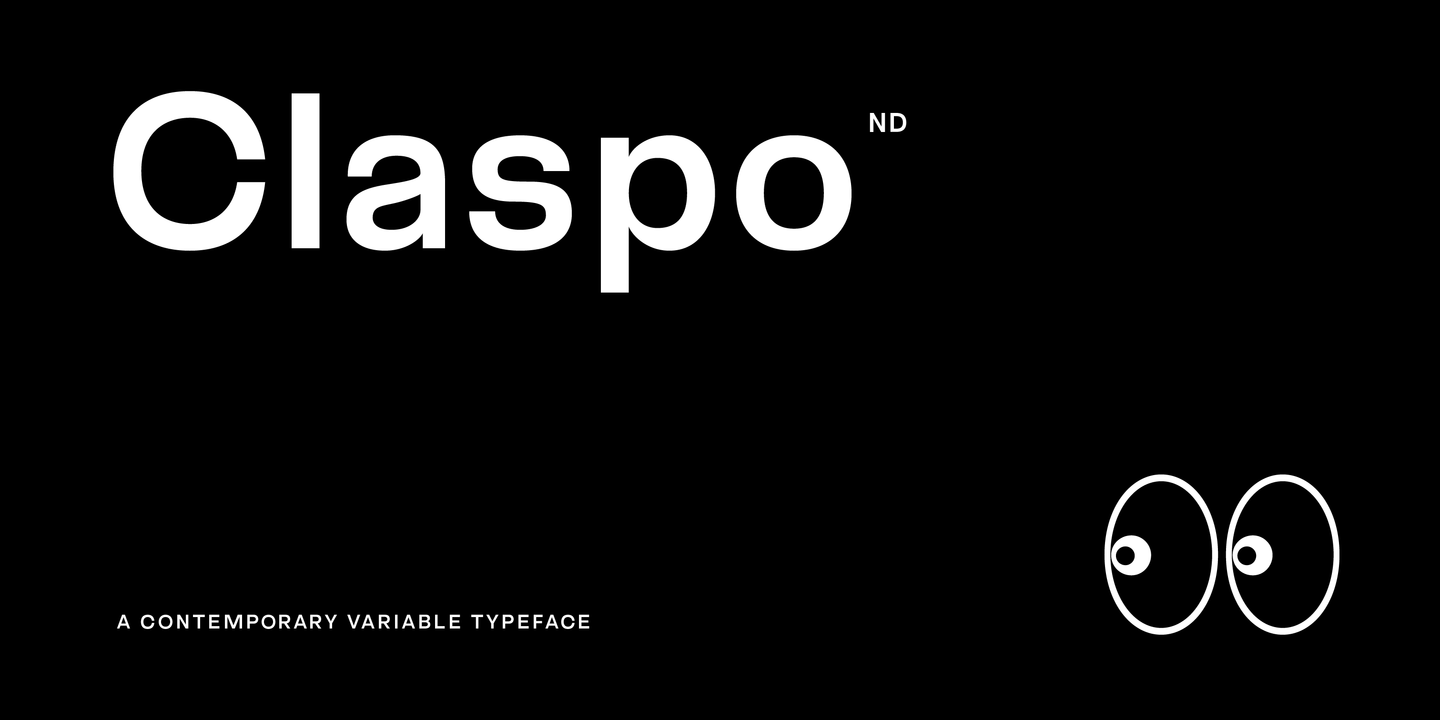 Claspo ND Font preview